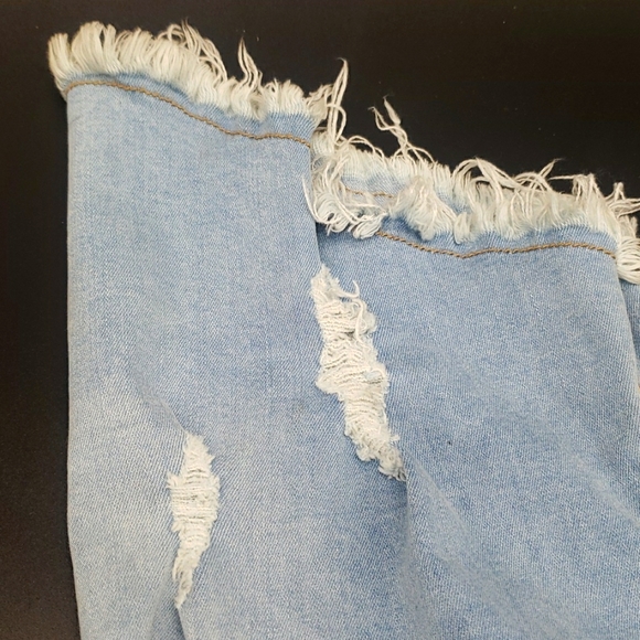 CAPE ROBBIN JEANS BOOTS 30INCHS LONG SIZE 8 1/2 COLOR BLUE JEANS FABRIC NEW - Picture 5 of 12